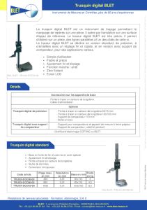 Trusquin Digital - Traceur Digital - BLET Mesure