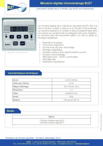 Minuterie Digitale Chronom�trage BLET - Chronom�tr