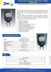 Chronomtre industriel digital BLET 1/100min