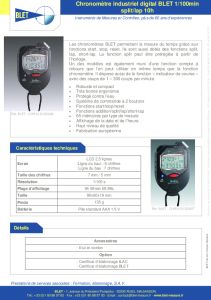 Chronom�tre industriel digital BLET 1/100min