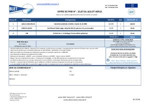 PAL15-DC002N - Devis et Plan