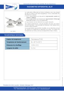 Radiom�tre Diff�rentiel RANH0 BLET