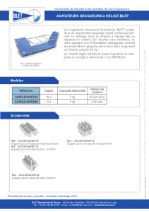 AGITATEURS SECOUEURS HELICOIDAUX BLET