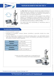 Durom�tres �lectroniques Digi test II