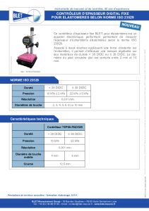 Contr�leur fixe ELASTOMERE ISO 23529