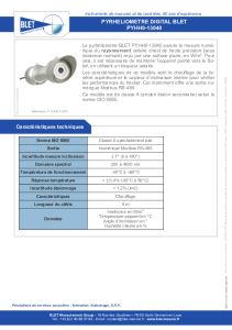 PYRHELIOMETRE BLET PYHH0-13040