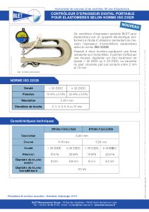 Contr�leur mobile ELASTOMERE ISO 23529