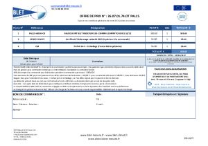 PAL15-AI038 - Devis et Plan