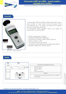 BLET - GRAND TACHYMETRE ALLURIS AVEC CONTACT
