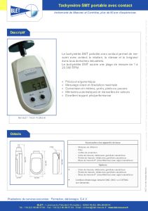 Tachymtre SMT avec contact BLET