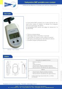 BLET - TACHYMETRE SMT AVEC CONTACT