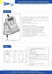 Dynamomtre avec sortie numrique