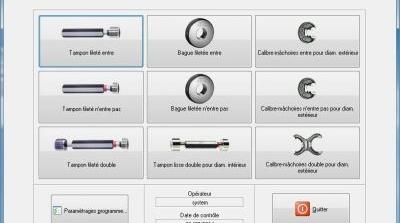 QM-THREAD Calibres Filets - Logiciel QM SOFT