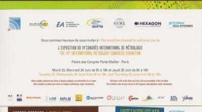 Invitation Congrs de Mtrologie 2009